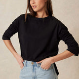 Ceres Life Slouchy Long Sleeve Tee | Black
