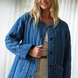 Ceres Life Comfy Quilted Jacket | Fresh Indigo