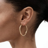 Nina Gordon Momento Hoops - Large | Gold