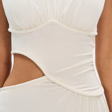 Misha Sierra Jersey Gown | Ivory