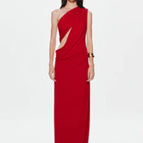 Misha Solstice Cupro Dress | Cherry (PRE-ORDER)