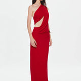 Misha Solstice Cupro Dress | Cherry (PRE-ORDER)