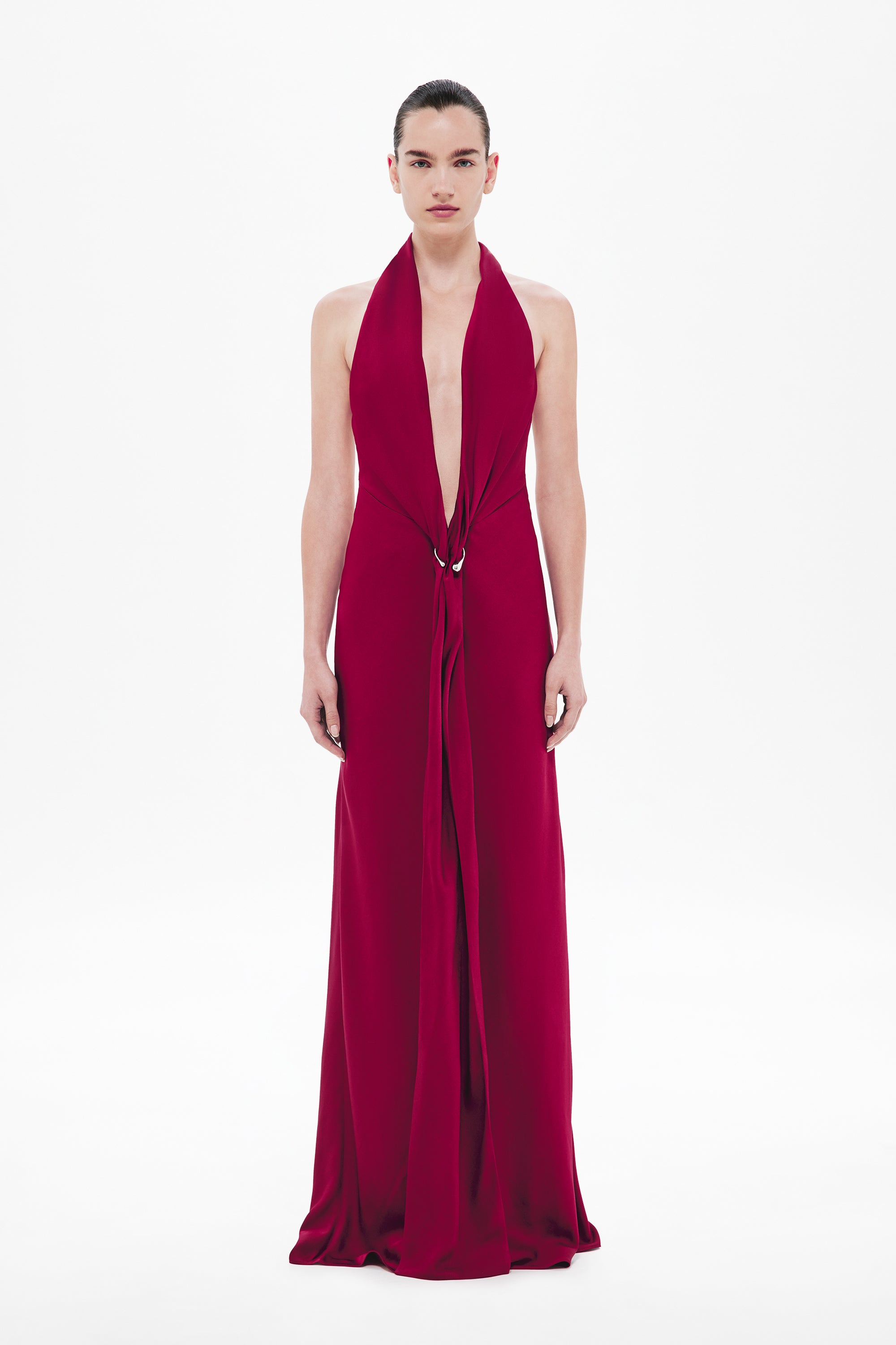 THE 'DONNA' SATIN DRESS