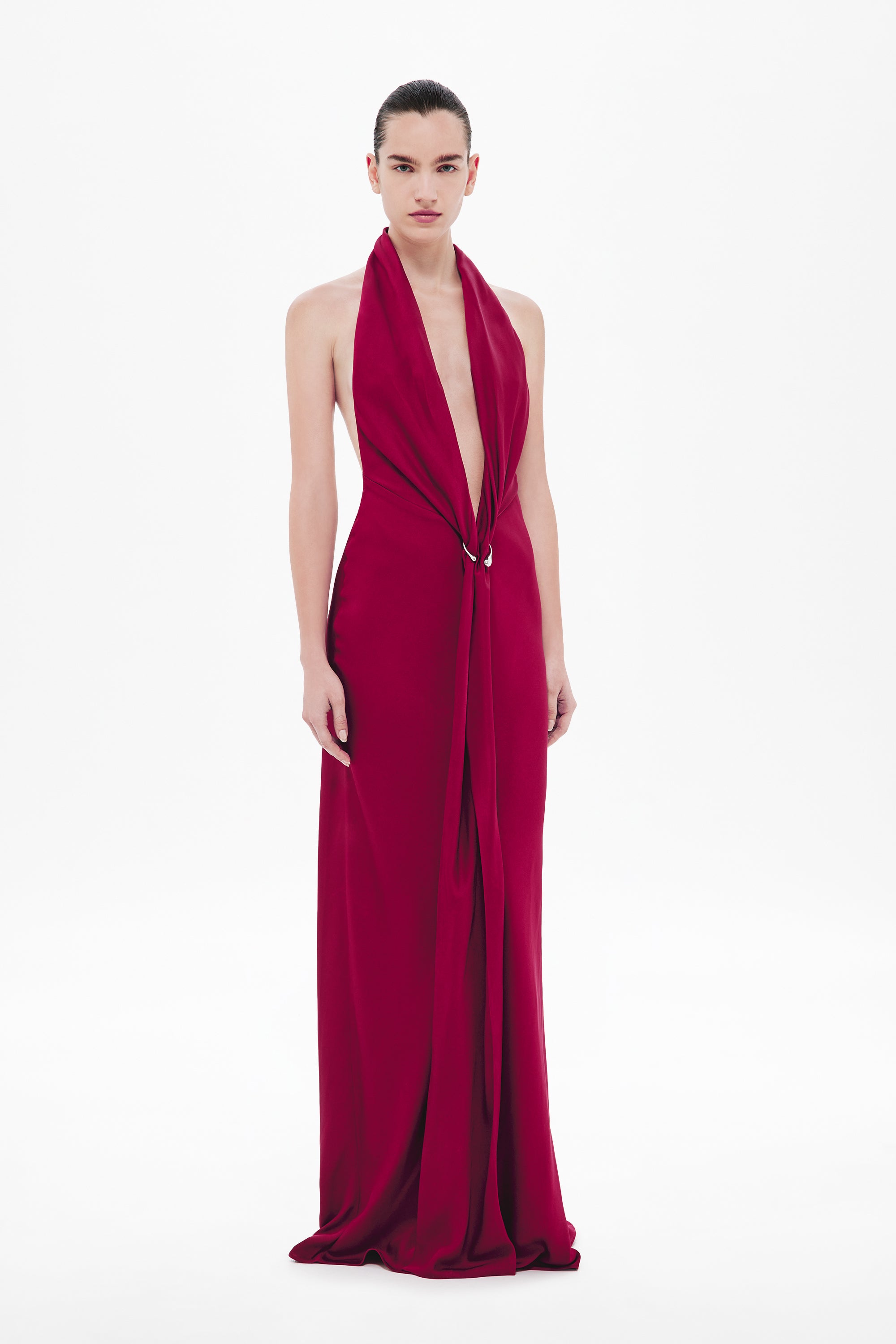 THE 'DONNA' SATIN DRESS