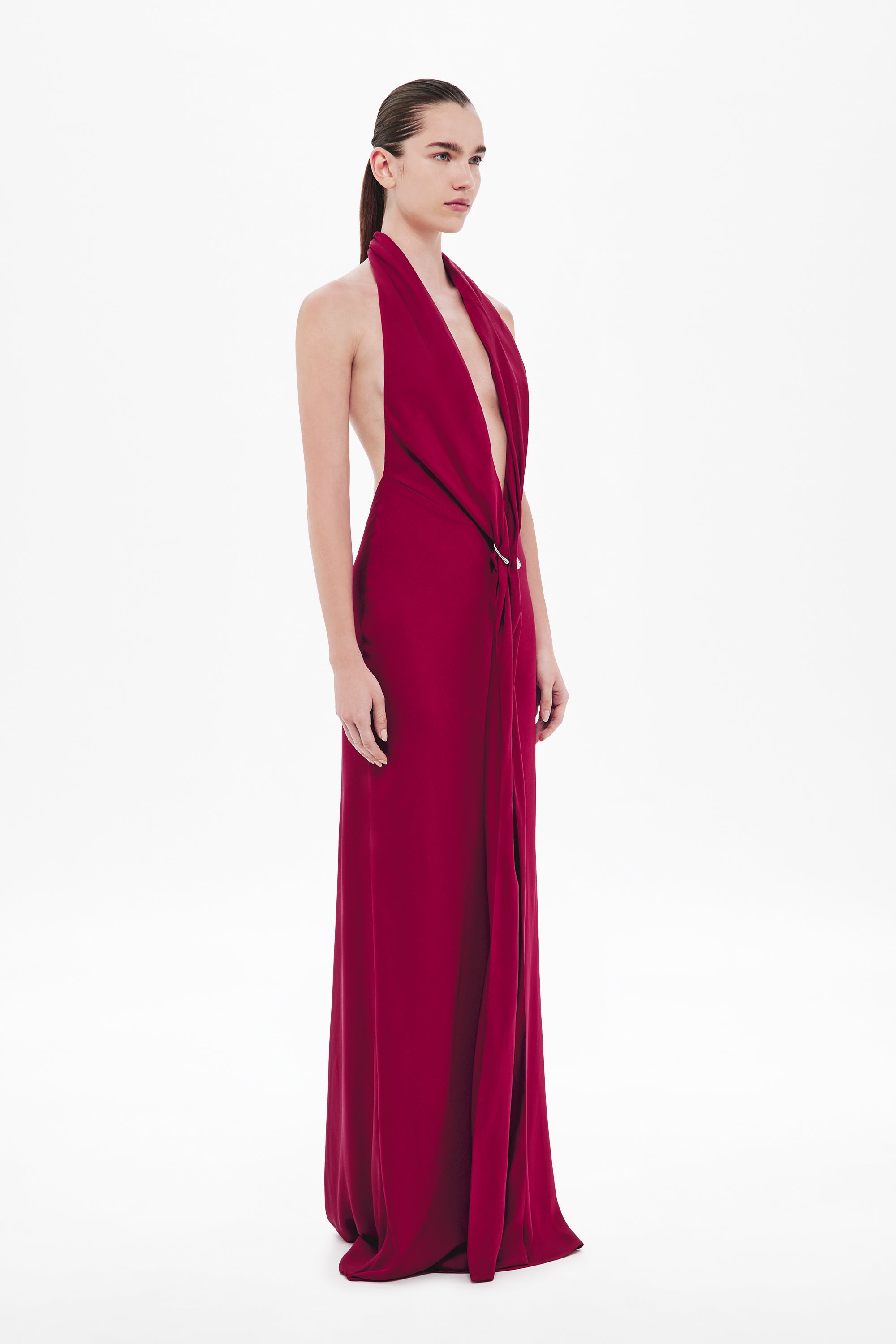 THE 'DONNA' SATIN DRESS