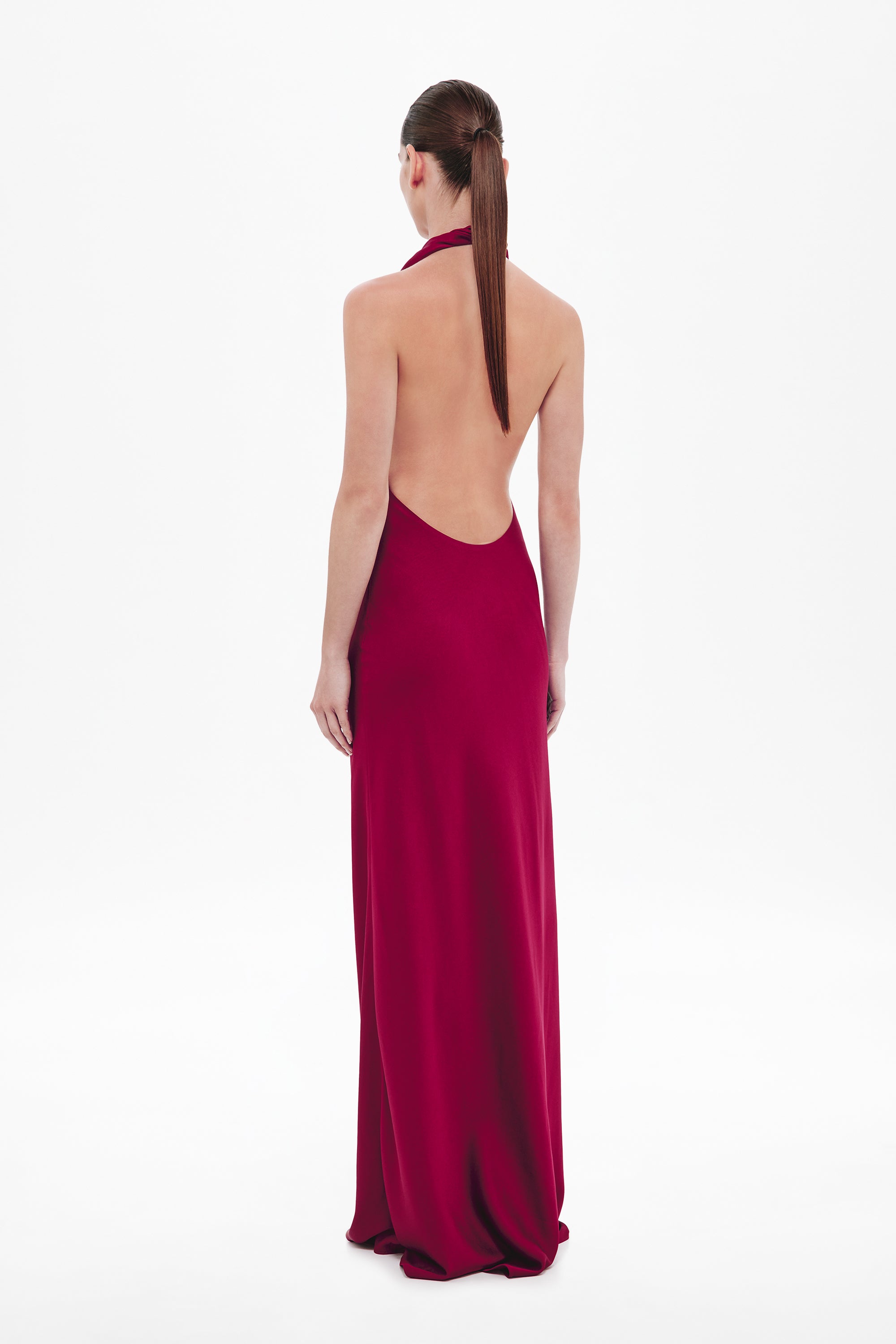 THE 'DONNA' SATIN DRESS
