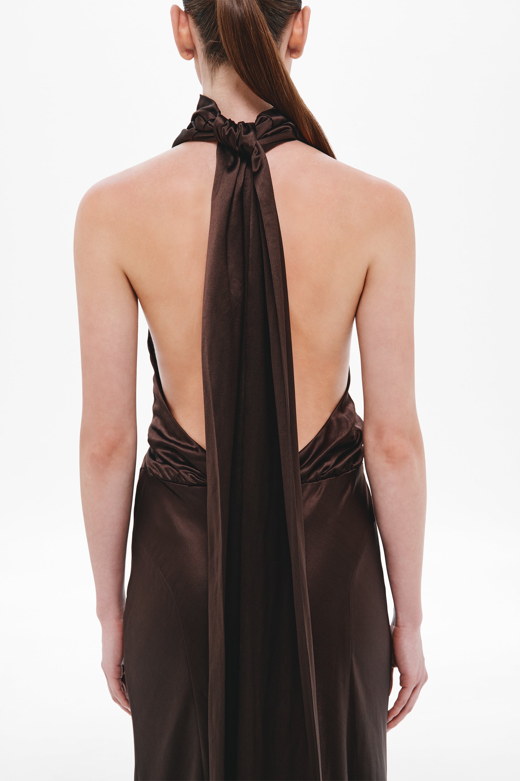 THE 'CAMERON' SATIN DRESS