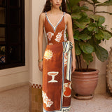 SOLEIL D'AMOUR SILK SARONG SKIRT