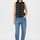 Gale Button Up Sleeveless Cardigan
