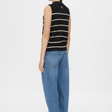 Gale Button Up Sleeveless Cardigan
