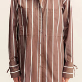 Shona Joy Spencer Shirt | Cafe Au Lait
