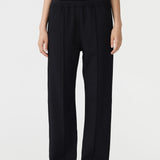 Bassike Twill Pinstitch Detail Pant | Black (PRE-ORDER)