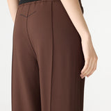 Bassike Twill Pinstitch Detail Pant | Carob (PRE-ORDER)