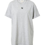 Ceres Life Longline Step Hem Tee | Cloud Marle