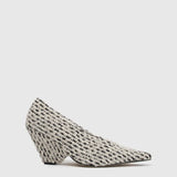 Camilla and Marc Rhys Braided Pump | Cream/Black