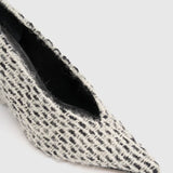 Camilla and Marc Rhys Braided Pump | Cream/Black