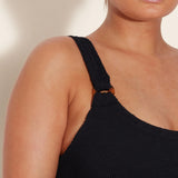 Hunza G Domino Swim | Black