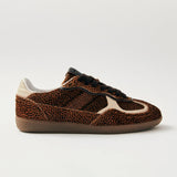 Alohas Rife Leather Sneakers | Brown Print