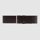 St Agni Wide Classic Belt | Coffee