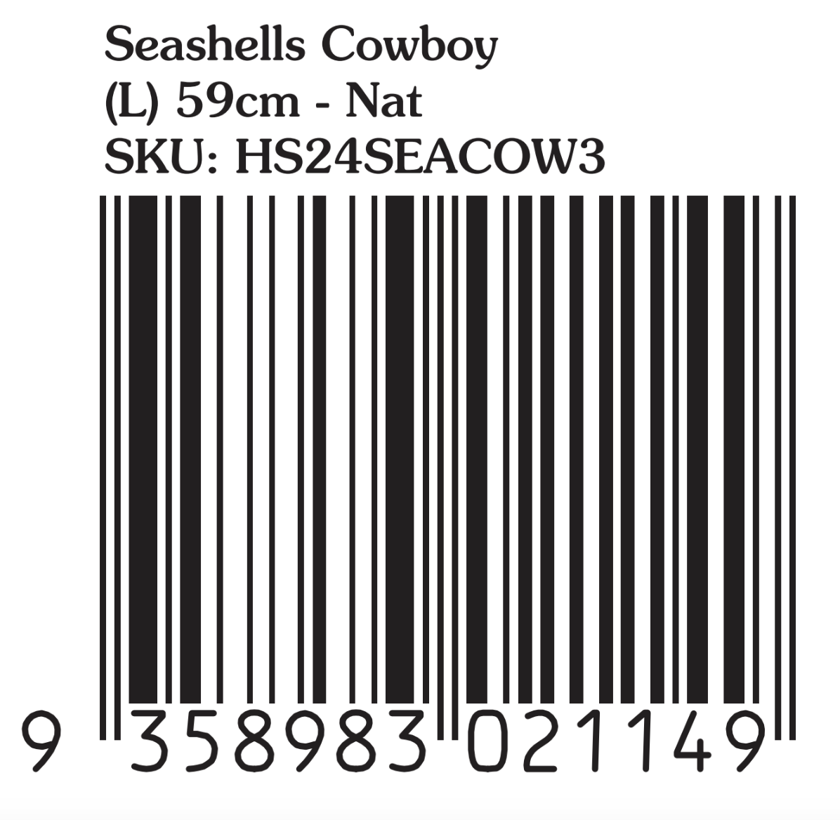 Seashells Cowboy
