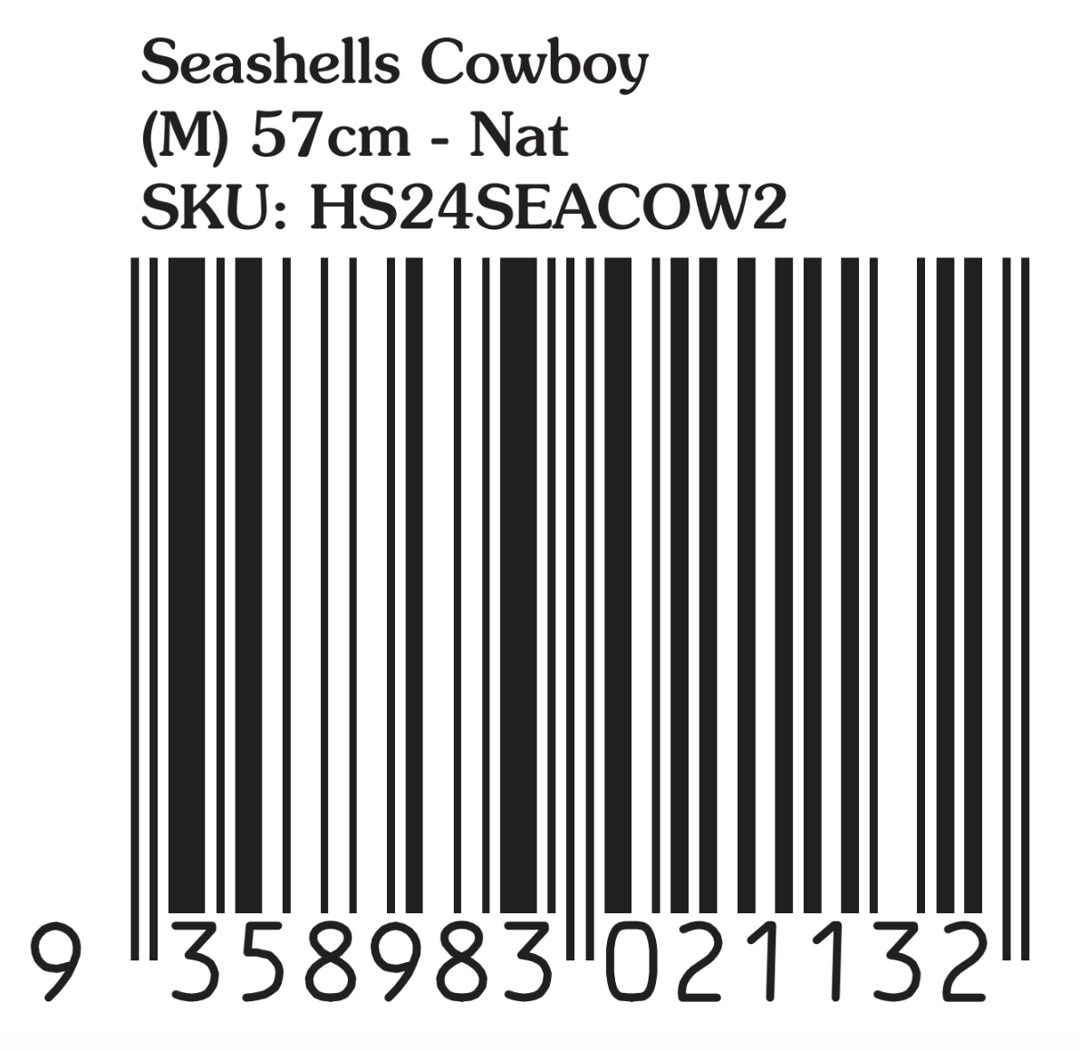 Seashells Cowboy