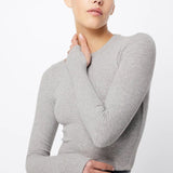 Mossman Brooklyn Top | Grey Marle