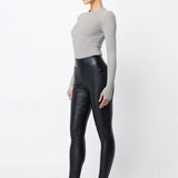 Mossman Brooklyn Top | Grey Marle