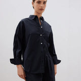 LMND Chiara Classic Shirt | Black