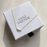Saint Valentine Mini Pearl Necklace | Gold