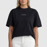 ORTC Eva Oversized Logo T Shirt | Washed Black