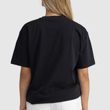ORTC Eva Oversized Logo T Shirt | Washed Black