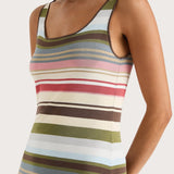 Faithfull Enya Midi Dress | Meleu Stripe