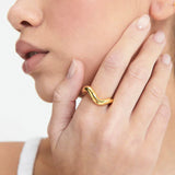 Saint Valentine Wabi Sabi Ring | Gold
