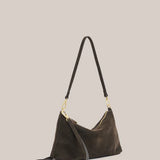 Vestirsi Ashley Suede Crossbody Bag | Dark Chocolate