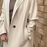 Harris Wharf London Oversized Coat | Almond