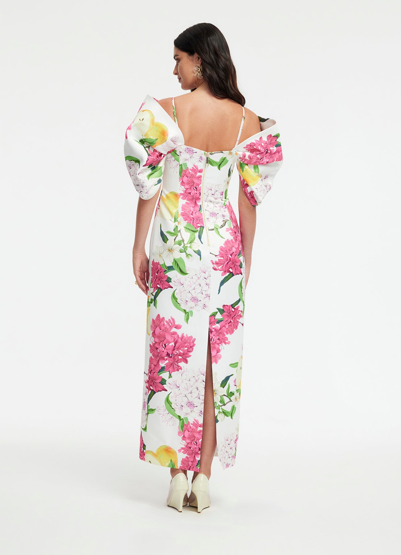 Arabella Maxi Dress - Floral Pear Print