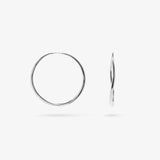 Nina Gordon Momento Hoops - Large | Silver