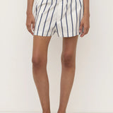 Assembly Label Nara Stripe Short | White/True Navy (PRE-ORDER)