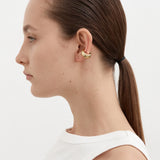 Nina Gordon Concave Ear Cuff - Small | Gold