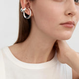 Nina Gordon Concave Ear Cuff - Small | Silver