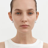 Nina Gordon Mega Hoops - Small | Silver