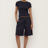 Assembly Label Riley Poplin Short | True Navy (PRE-ORDER)