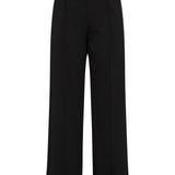 Bassike Twill Pinstitch Detail Pant | Black (PRE-ORDER)