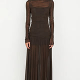 Bec + Bridge Blain Long Sleeve Maxi Dress | Cedar
