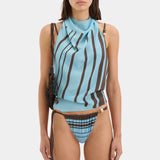 Rioja Halter Scarf Top