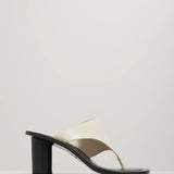 A Emery Hardie Heeled Sandal | Egg Shell