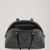 A Emery The Harnick Bag | Black Embossed Croc