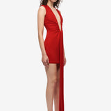 Misha Jennifer Cupro Mini Dress | Red