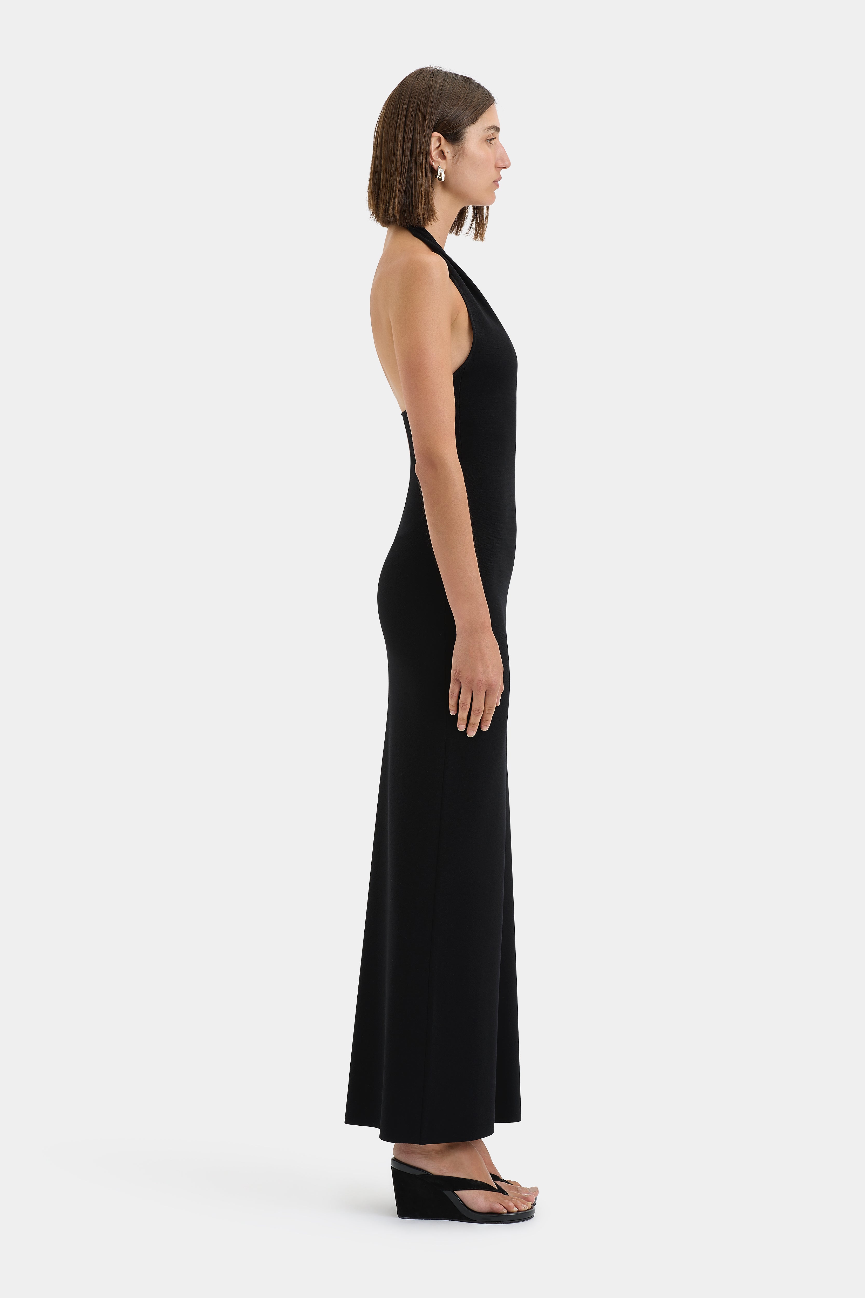 Solari Halter Twist Dress