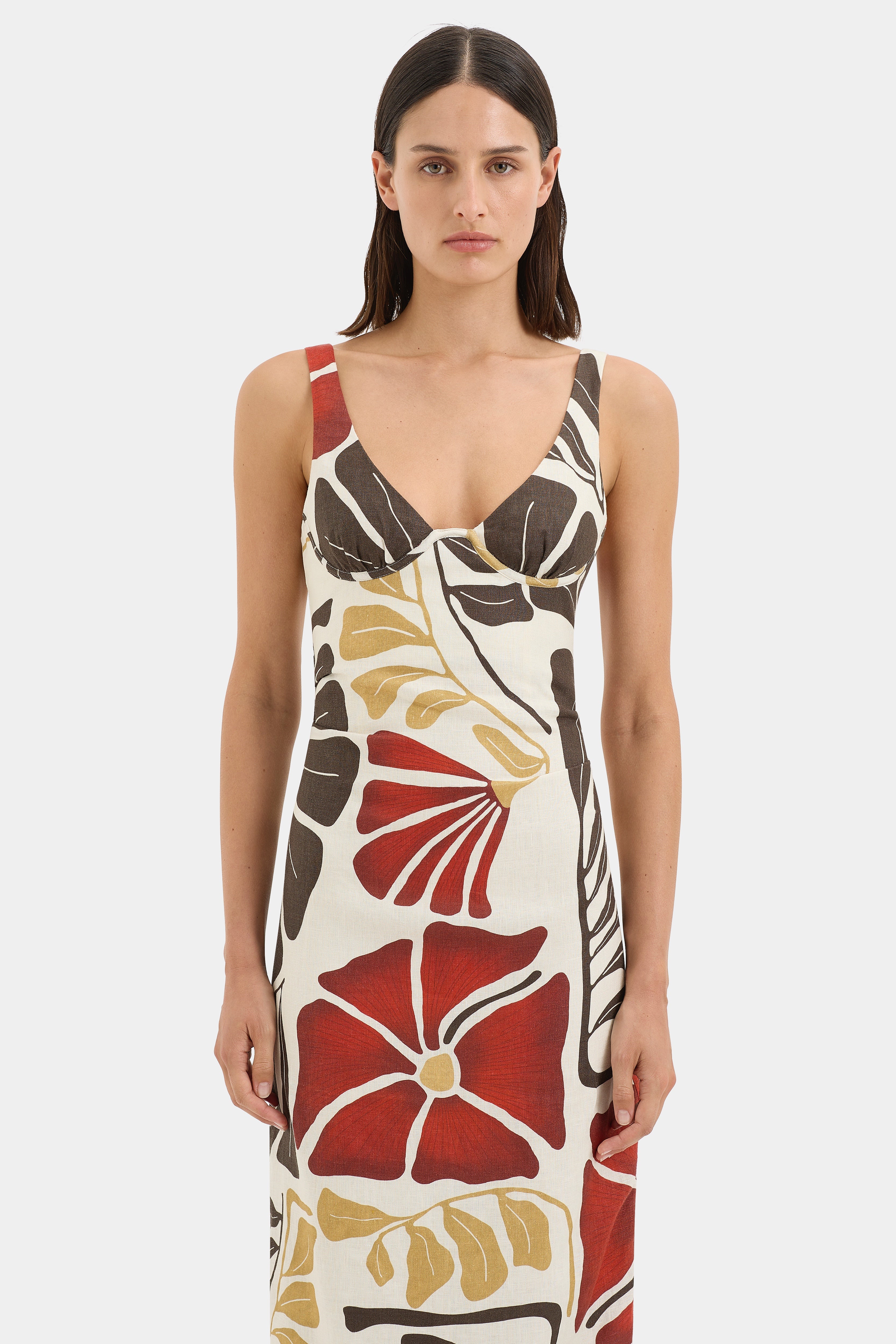 Julietta Balconette Midi Dress